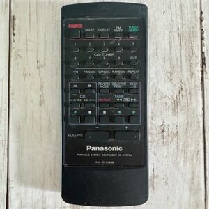 Panasonic RAK-RX309WM Remote Control Portable Stereo Component CD System WORKS
